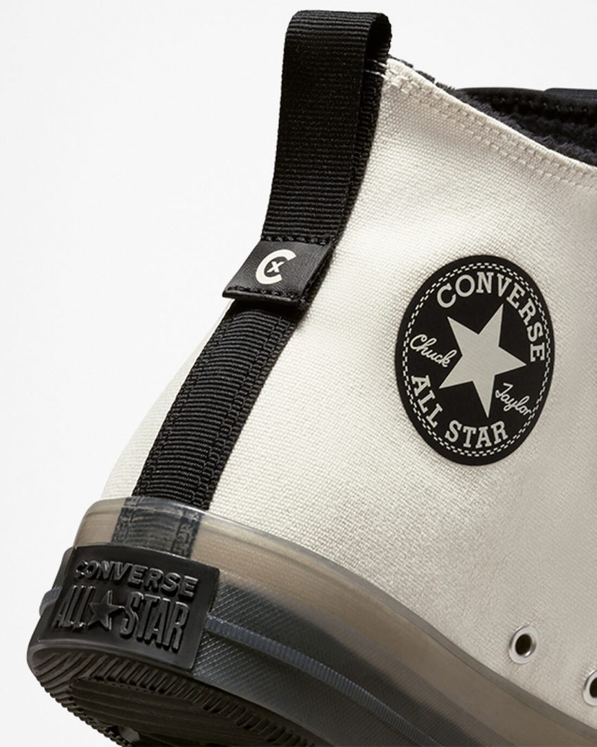 Zapatillas Altas Converse Chuck Taylor All Star CX Explore Counter Climate Mujer Beige Negras | PE 728E5W